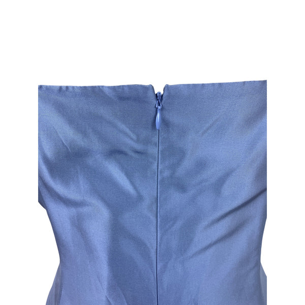 Ann Taylor Spaghetti Straps Blue A-Line Cocktail Dress Sleeveless Sz 8 - New