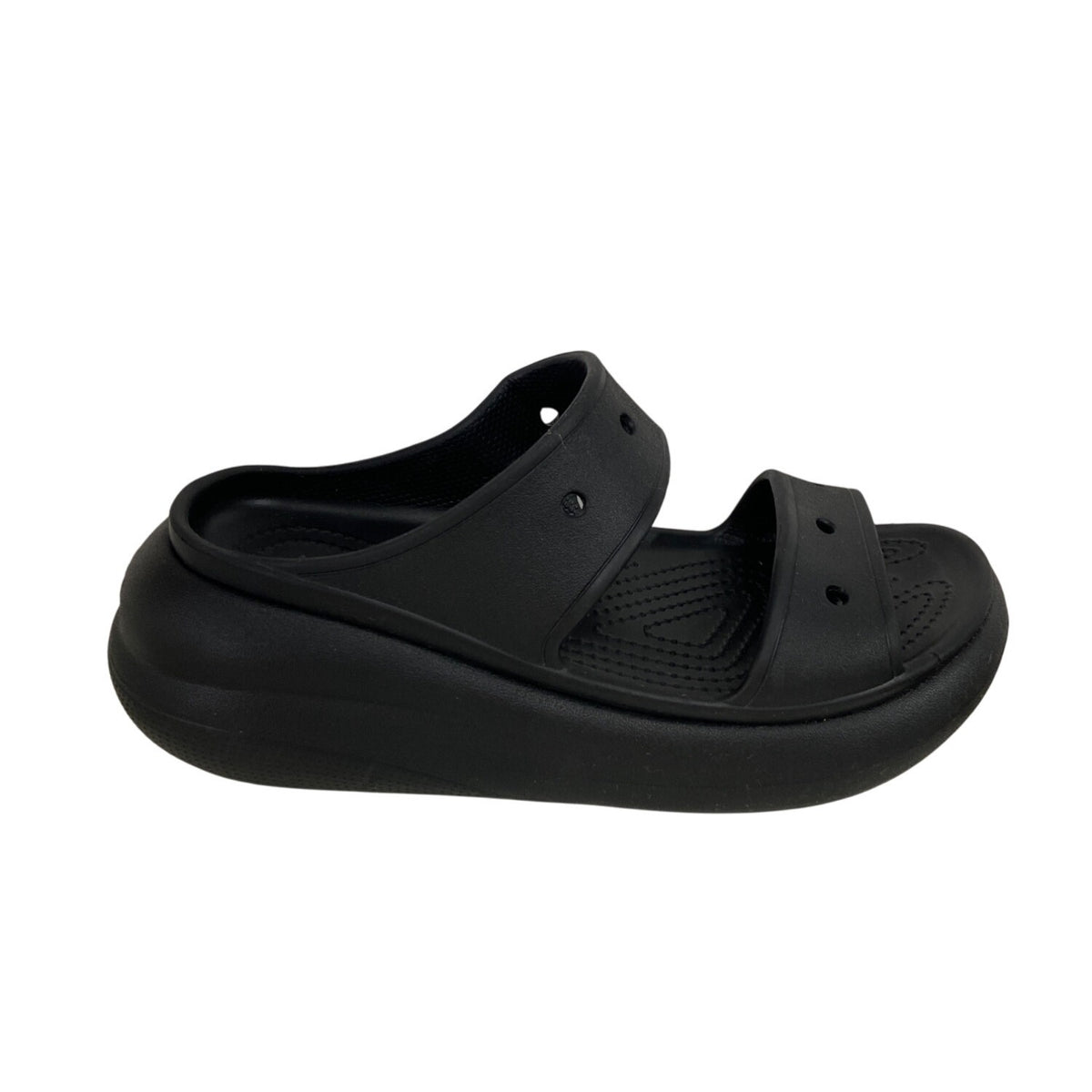 Crocs Unisex Black Slide Sandals Size M6/W8 Comfortable Lightweight Slip-On