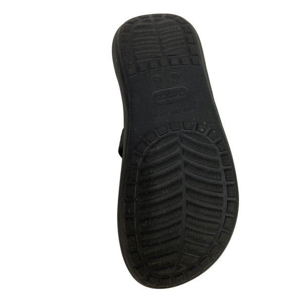 Crocs Unisex Black Slide Sandals Size M6/W8 Comfortable Lightweight Slip-On