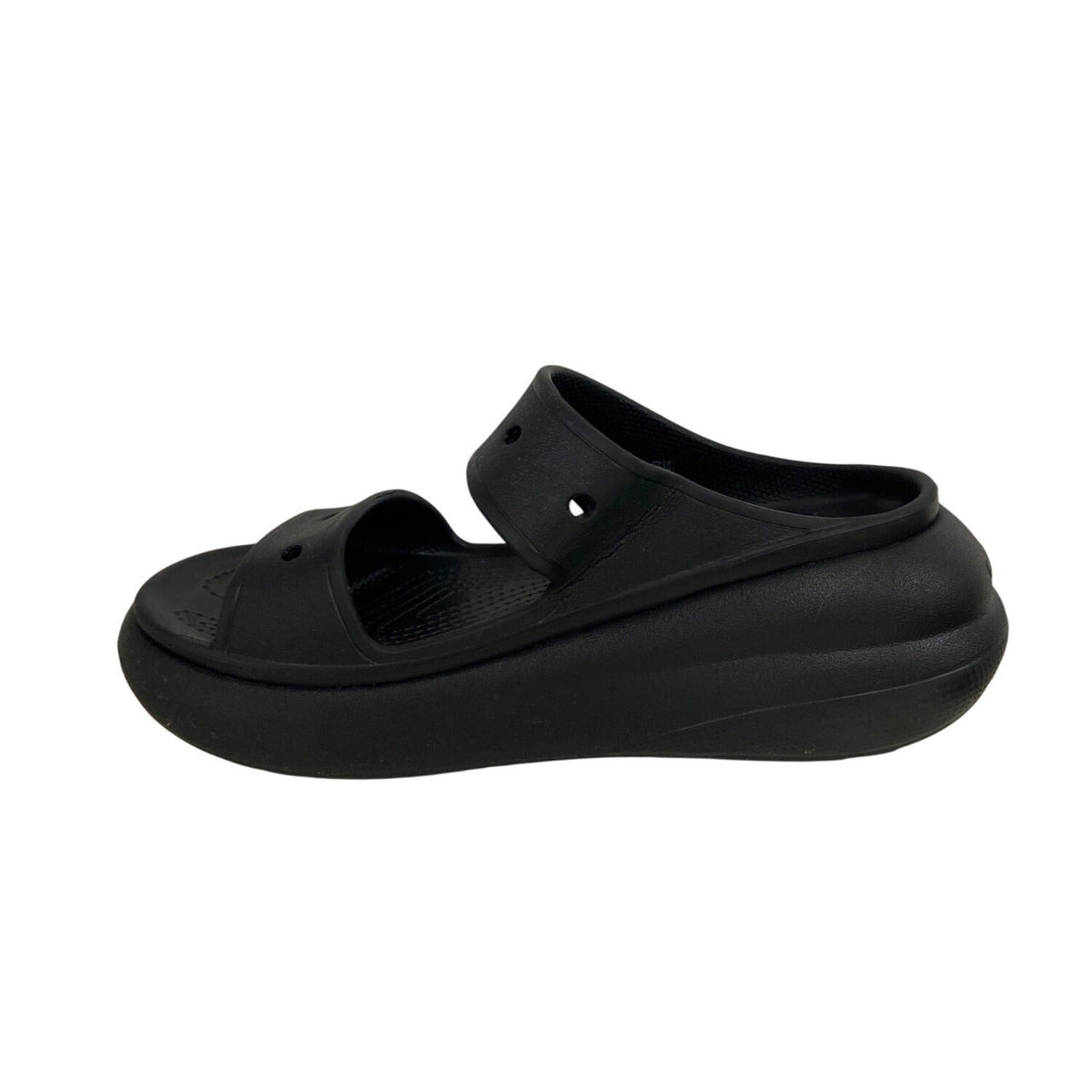 Crocs Unisex Black Slide Sandals Size M6/W8 Comfortable Lightweight Slip-On