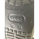Crocs Unisex Black Slide Sandals Size M6/W8 Comfortable Lightweight Slip-On