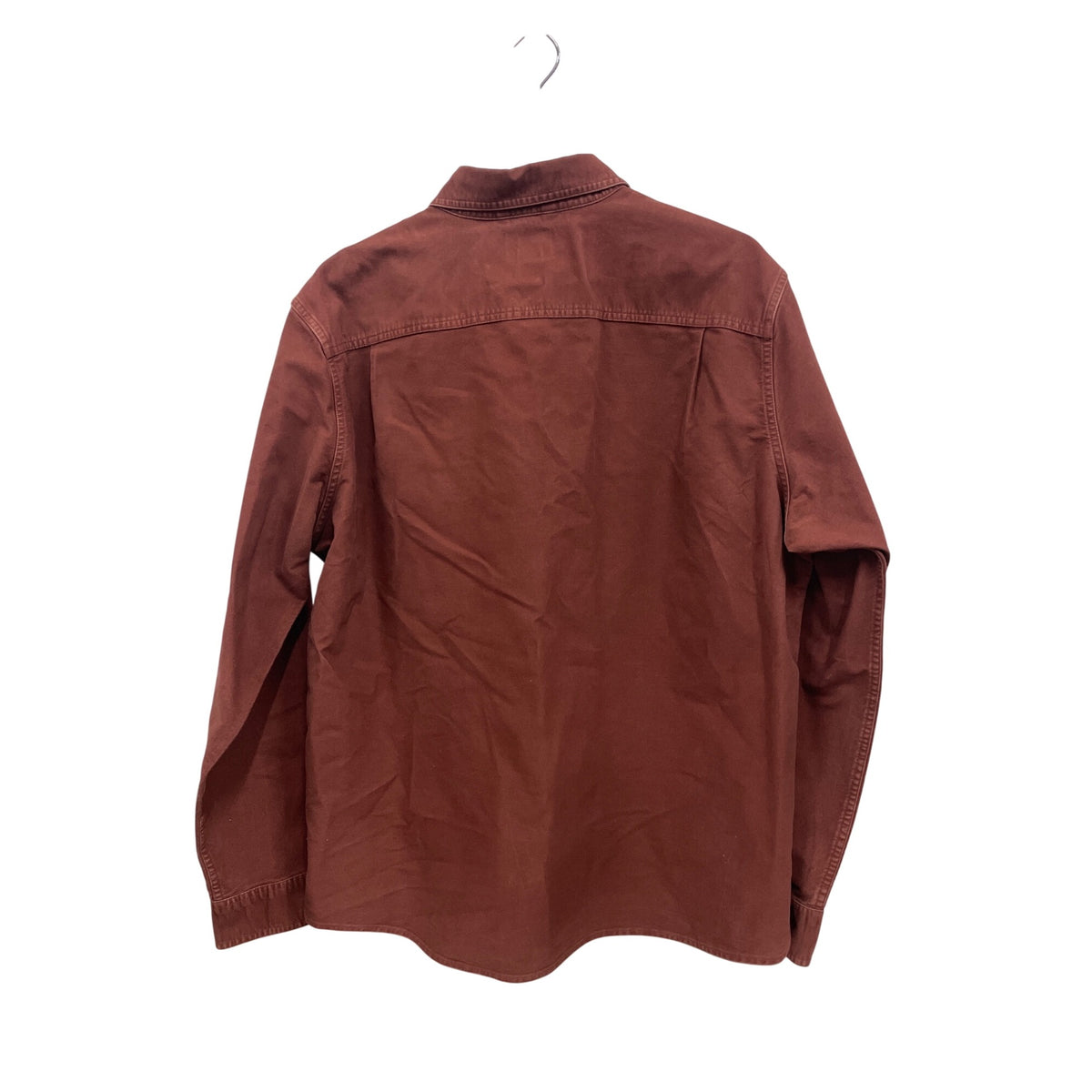 L.L.Bean Mens Rust Cotton & Spandex Slightly Fitted Button-Up Long-Sleeve Shirt XL Reg