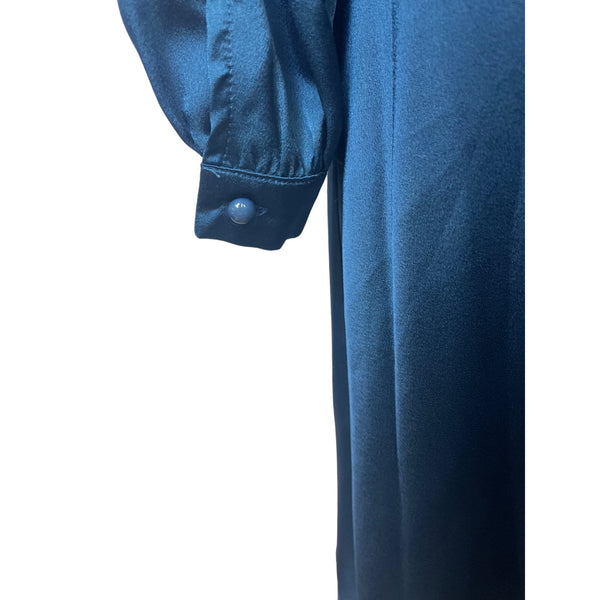 Boohoo Women’s Turquoise Knee Length Robe Size 8