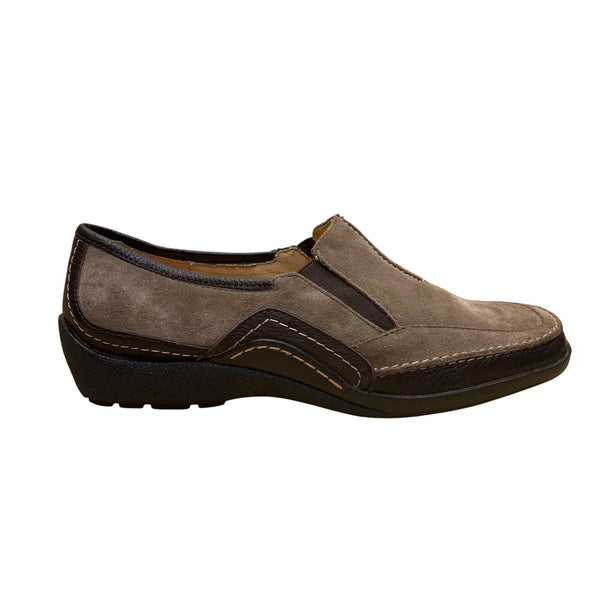 Naturalizer Women’s Brown Suede Leather Cushioned Insole Slip-On Loafers Size 8M