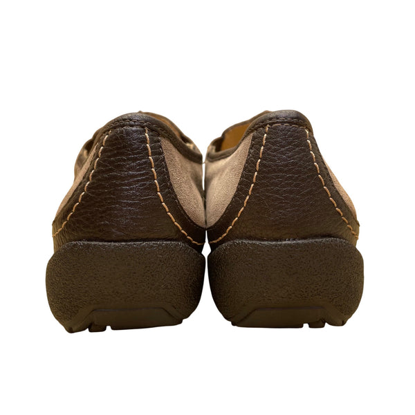 Naturalizer Women’s Brown Suede Leather Cushioned Insole Slip-On Loafers Size 8M