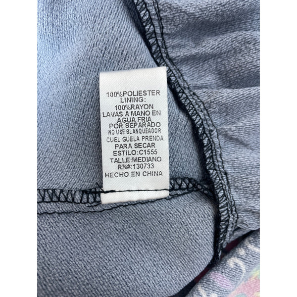 Umgee Women’s Multicolor Low-Cut Boho Style V Collar Dress Sz M - NWT