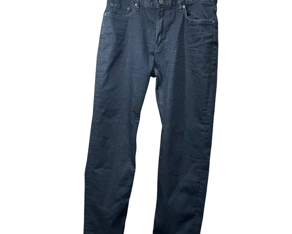 Banana Republic Mens Dark Wash Denim Athletic Tapered Jeans 32x30 Cotton Blend