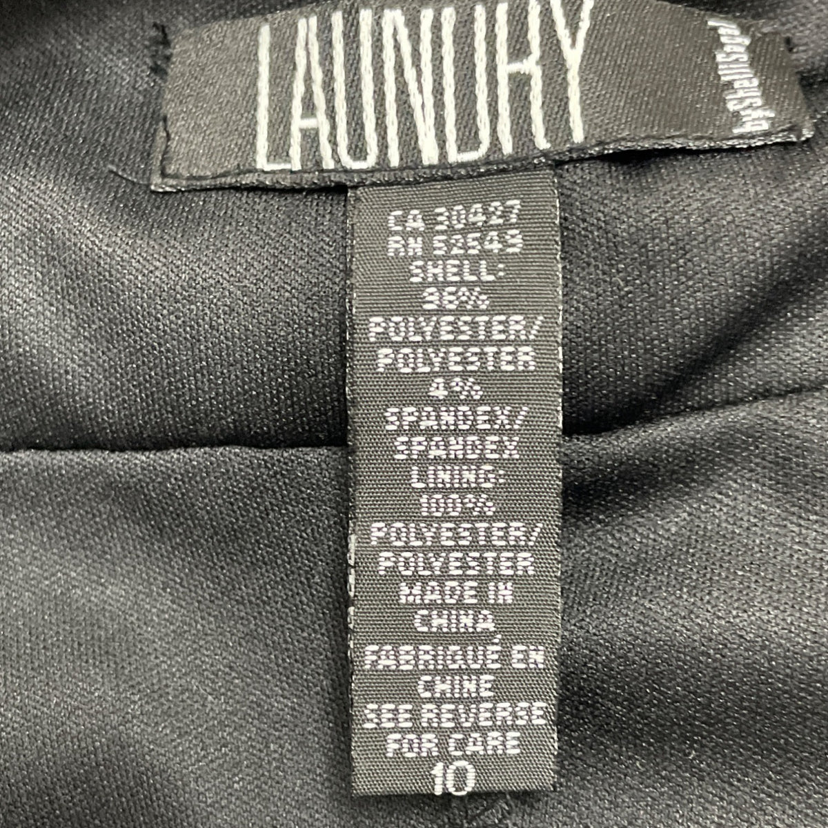 Laundry Womens Black Embellished Midi Dress Floral V-Neck Size 10