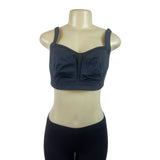 Lululemon Black Underwire Longline Bra With Adjustable Straps Szize 38C