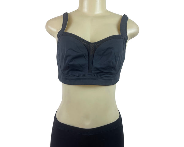 Lululemon Black Underwire Longline Bra With Adjustable Straps Szize 38C