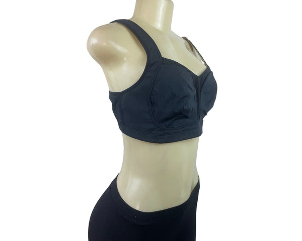 Lululemon Black Underwire Longline Bra With Adjustable Straps Szize 38C