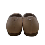 Cliffs By White Mountain Women’s Beige Clara Pleated Toe Comfort Flats Sz 8.5W