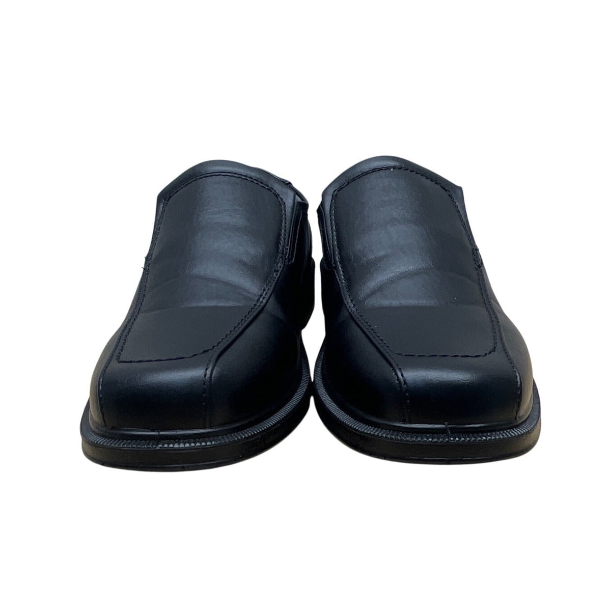 Sonoma Boys Black Faux Leather Slip-On Memory Foam Comfort Loafers Size 5