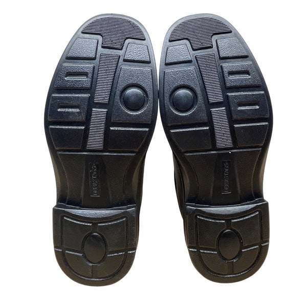 Sonoma Boys Black Faux Leather Slip-On Memory Foam Comfort Loafers Size 5