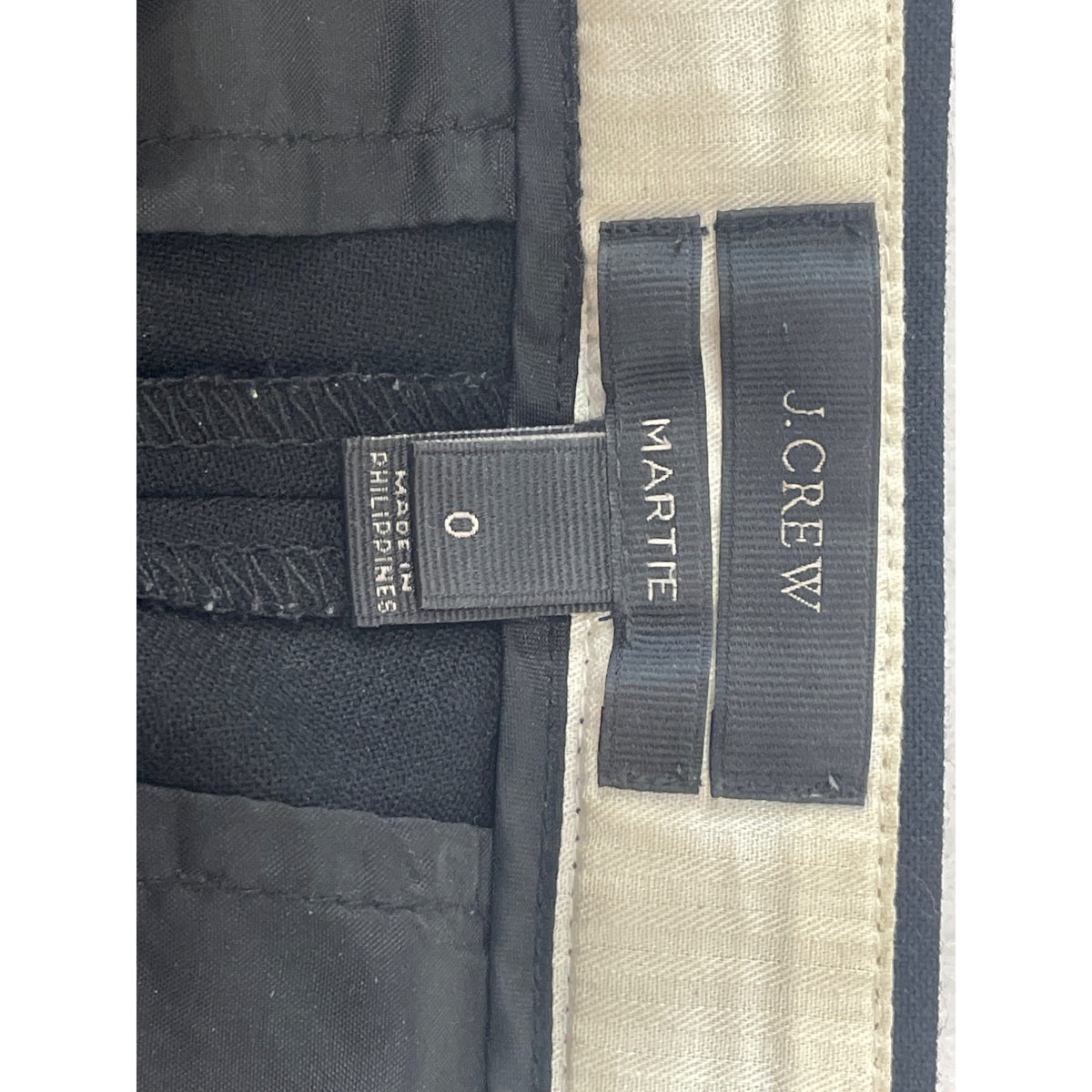 J.Crew Women's Black Dress Work Pants Sz 0