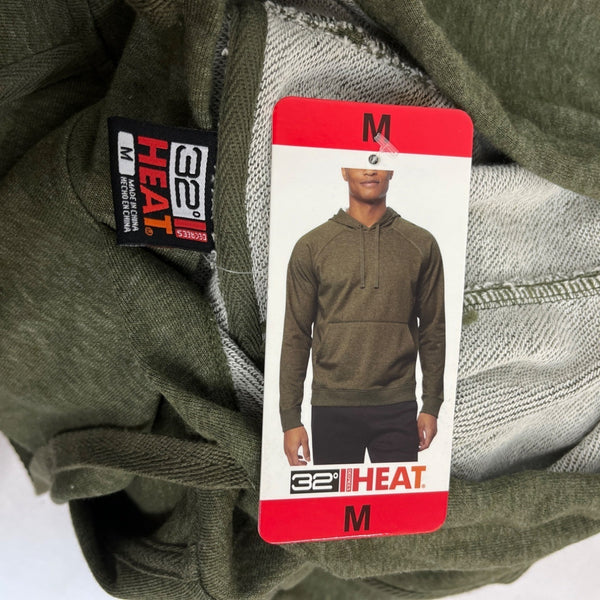 32° Heat Men's Olive Hoodie Sz M - NWT